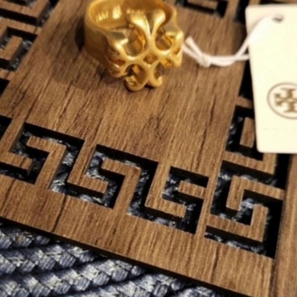 Tory Burch Gold Statement Ring - Picture 3 of 3